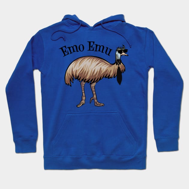 Emo Emu Hoodie by epiclovedesigns